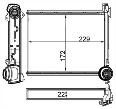 MAHLE ORIGINAL AH 264 000S Číslo výrobce: 8FH 351 511-754. EAN: 4057635047593.