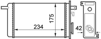 MAHLE ORIGINAL AH 44 000S Číslo výrobce: 8FH 351 024-341. EAN: 4057635045278.