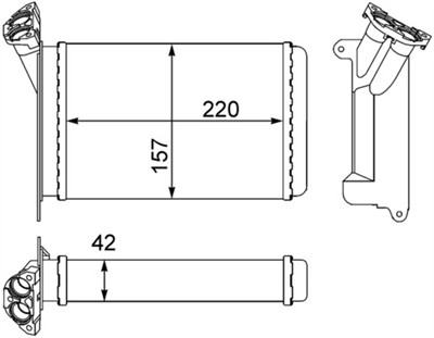 MAHLE ORIGINAL AH 95 000S Číslo výrobce: 351000511. EAN: 4057635045858.