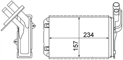 MAHLE ORIGINAL AH 99 000S Číslo výrobce: 351311631. EAN: 4057635045902.