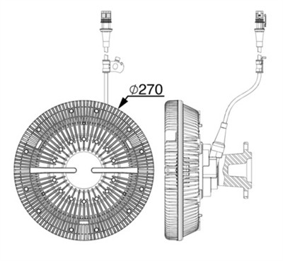 MAHLE ORIGINAL CFC 104 000P Číslo výrobce: 376757231. EAN: 4057635053648.