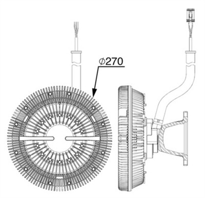 MAHLE ORIGINAL CFC 243 000P Číslo výrobce: 8MV 376 912-191. EAN: 4057635054935.
