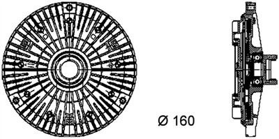 MAHLE ORIGINAL CFC 57 000P Číslo výrobce: 376732101. EAN: 4057635053198.