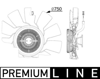 MAHLE ORIGINAL CFF 515 000P Číslo výrobce: 8MV 376 911-581. EAN: 4057635059985.