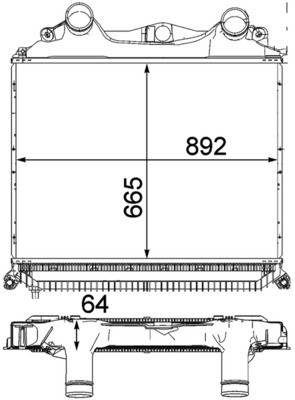 MAHLE ORIGINAL CI 121 000P Číslo výrobce: 70820411. EAN: 4057635062763.