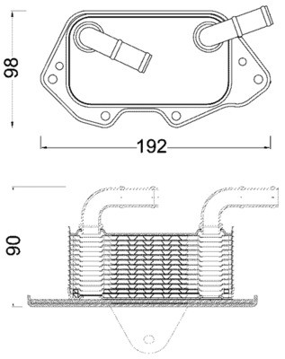 MAHLE ORIGINAL CLC 186 000S Číslo výrobce: 376797021. EAN: 4057635069144.