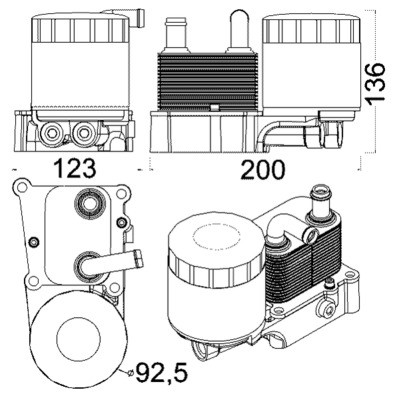 MAHLE ORIGINAL CLC 191 000S Číslo výrobce: 376797071. EAN: 4057635069199.