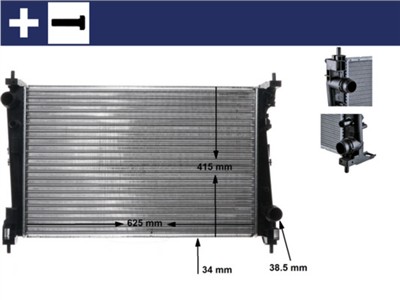 MAHLE ORIGINAL CR 1112 000S Číslo výrobce: 376754464. EAN: 4057635093170.