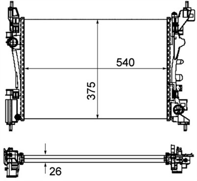 MAHLE ORIGINAL CR 1121 000P Číslo výrobce: 376754571. EAN: 4057635093309.