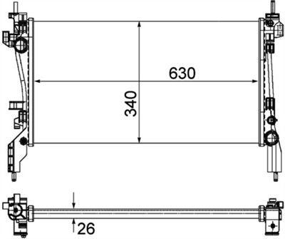 MAHLE ORIGINAL CR 1122 000P Číslo výrobce: 376754581. EAN: 4057635093323.