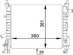 MAHLE ORIGINAL CR 1350 000S