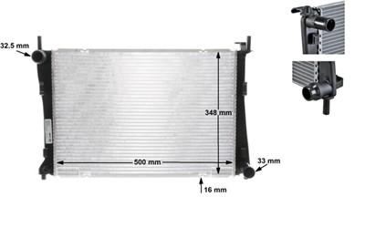 MAHLE ORIGINAL CR 1355 000S Číslo výrobce: 376764314. EAN: 4057635095679.