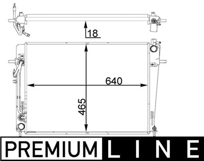 MAHLE ORIGINAL CR 1406 000P Číslo výrobce: 8MK 376 765-391. EAN: 4057635096317.