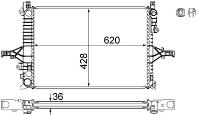 MAHLE ORIGINAL CR 1546 000S Číslo výrobce: 376774221. EAN: 4057635097796.
