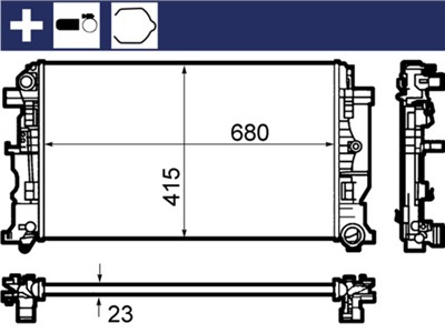 MAHLE ORIGINAL CR 1710 000S Číslo výrobce: 376782054. EAN: 4057635099158.