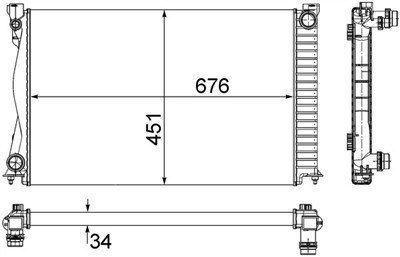 MAHLE ORIGINAL CR 1861 000S Číslo výrobce: 376790104. EAN: 4057635100830.