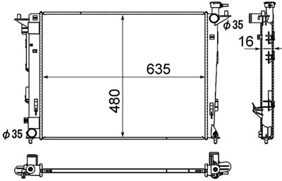 MAHLE ORIGINAL CR 1891 000S Číslo výrobce: 376790441. EAN: 4057635101134.