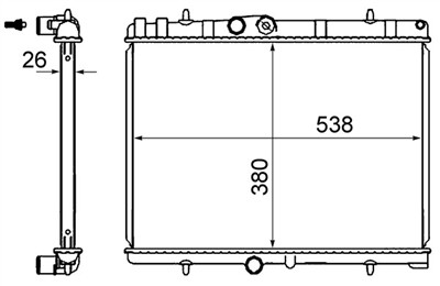 MAHLE ORIGINAL CR 2014 000S Číslo výrobce: 376900314. EAN: 4057635102568.