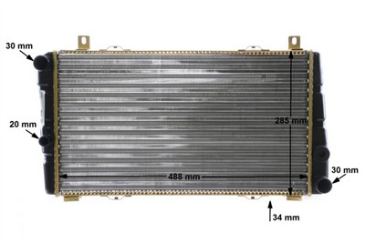 MAHLE ORIGINAL CR 2034 000S Číslo výrobce: 8MK 376 901-041. EAN: 4057635102797.