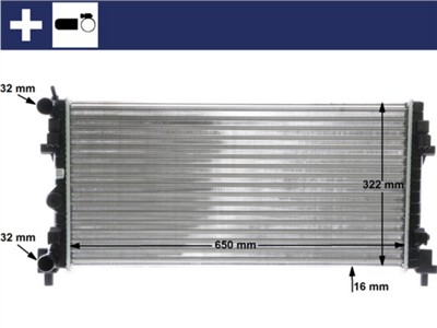 MAHLE ORIGINAL CR 2081 000S Číslo výrobce: 376902004. EAN: 4057635103206.