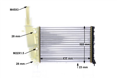 MAHLE ORIGINAL CR 351 000S Číslo výrobce: 376713514. EAN: 4057635083966.