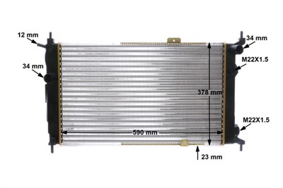 MAHLE ORIGINAL CR 356 000S Číslo výrobce: 376713584. EAN: 4057635084048.