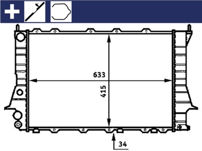 MAHLE ORIGINAL CR 358 000S Číslo výrobce: 376713604. EAN: 4057635084079.