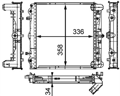 MAHLE ORIGINAL CR 383 000S Číslo výrobce: 376714294. EAN: 4057635084468.
