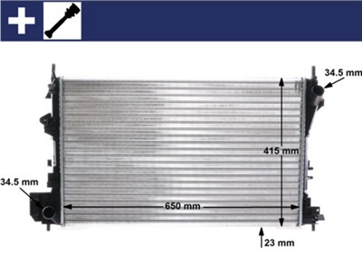 MAHLE ORIGINAL CR 40 000S Číslo výrobce: 376700664. EAN: 4057635080149.