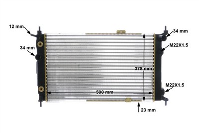 MAHLE ORIGINAL CR 421 000S Číslo výrobce: 376715314. EAN: 4057635084994.