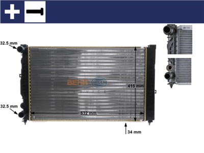 MAHLE ORIGINAL CR 647 000S Číslo výrobce: 376720591. EAN: 4057635087940.