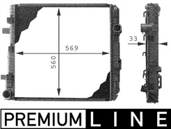 MAHLE ORIGINAL CR 671 000P