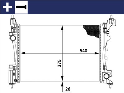 MAHLE ORIGINAL CR 773 000S Číslo výrobce: 376728784. EAN: 4057635089609.