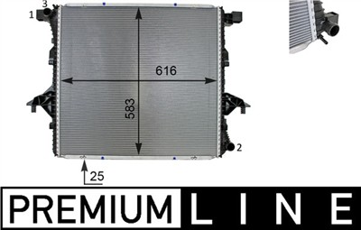MAHLE ORIGINAL CR 81 000P Číslo výrobce: 376701311. EAN: 4057635080446.