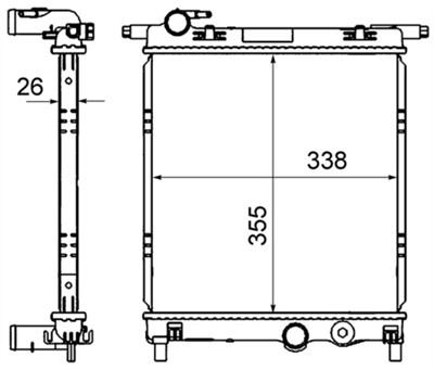 MAHLE ORIGINAL CR 831 000S Číslo výrobce: 376735021. EAN: 4057635090070.