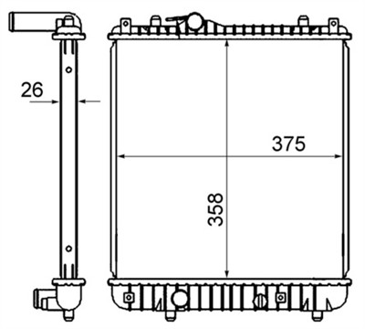 MAHLE ORIGINAL CR 837 000S Číslo výrobce: 8MK 376 735-081. EAN: 4057635090155.