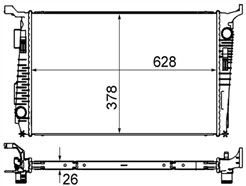 MAHLE ORIGINAL CR 845 000S
