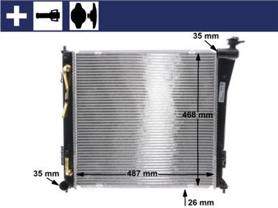 MAHLE ORIGINAL CR 847 000S Číslo výrobce: 376735261. EAN: 4057635090278.