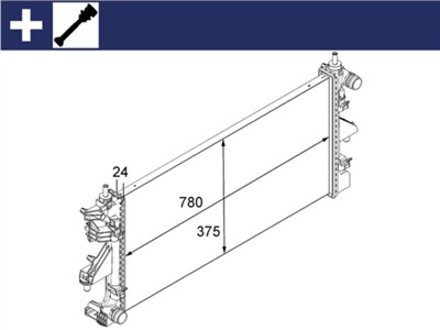 MAHLE ORIGINAL CR 881 000S Číslo výrobce: 376745034. EAN: 4057635090636.