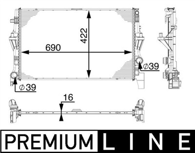 MAHLE ORIGINAL CR 902 000P Číslo výrobce: 376745501. EAN: 4057635090872.