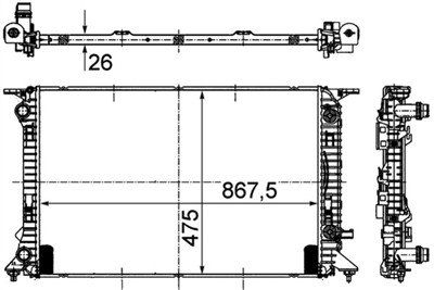 MAHLE ORIGINAL CR 910 000P Číslo výrobce: 376745631. EAN: 4057635090964.