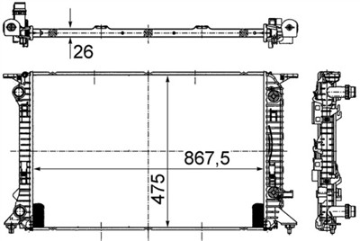 MAHLE ORIGINAL CR 910 000S Číslo výrobce: 376745634. EAN: 4057635090971.