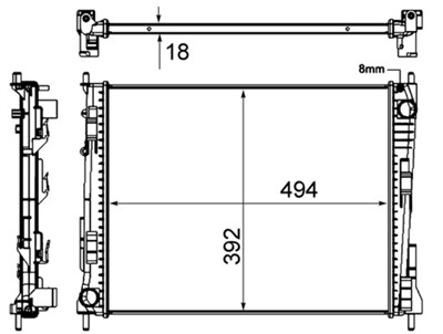 MAHLE ORIGINAL CR 921 000S Číslo výrobce: 376746251. EAN: 4057635091121.