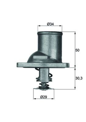 MAHLE ORIGINAL TI 1 92 Číslo výrobce: 1.163.92. EAN: 4250192900350.