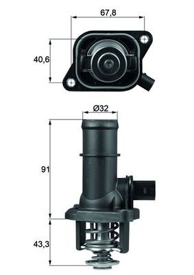 MAHLE ORIGINAL TI 16 105 Číslo výrobce: 1.773.01.500. EAN: 4250192937134.