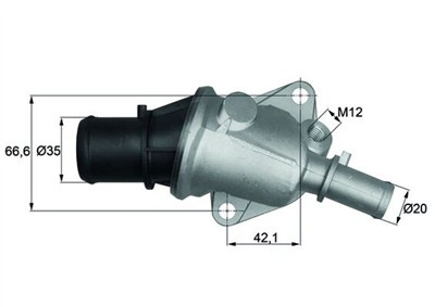 MAHLE ORIGINAL TI 105 88 Číslo výrobce: 70808566. EAN: 4250192994717.