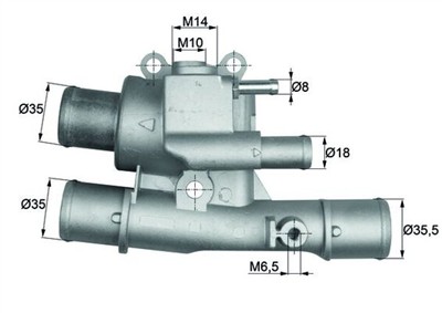 MAHLE ORIGINAL TI 124 88 Číslo výrobce: 70808583. EAN: 4250192994953.