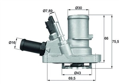MAHLE ORIGINAL TI 144 88 Číslo výrobce: 70808599. EAN: 4250192995684.