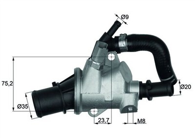 MAHLE ORIGINAL TI 145 88 Číslo výrobce: 70808604. EAN: 4250192995714.