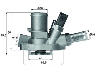 MAHLE ORIGINAL TI 147 80 Číslo výrobce: 70808602. EAN: 4250192900244.